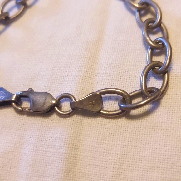 Vintage 1940-50's Holy Bible Lord's Prayer sterling charm Bracelet #3 - Picture 4 of 8